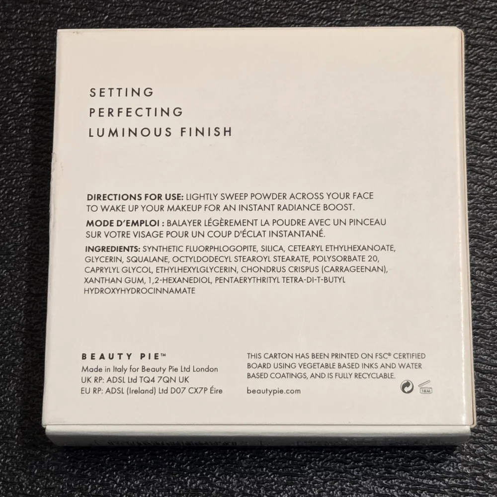 Beauty Pie Made in Italy One Powder Wonder Perfecting Powder